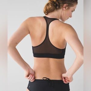 Lululemon Race With Me Swim Top - Black Mesh
